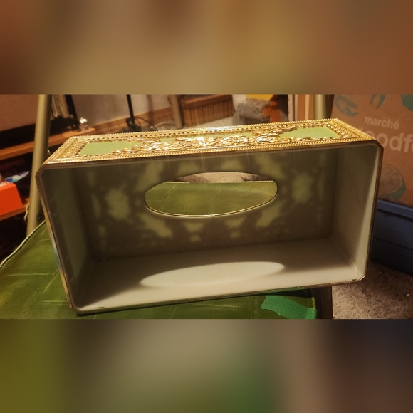 Gorgeous vintage mcm tissue box holder - Picture 5 of 7